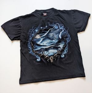 Vintage Double Sided Wolf Tee